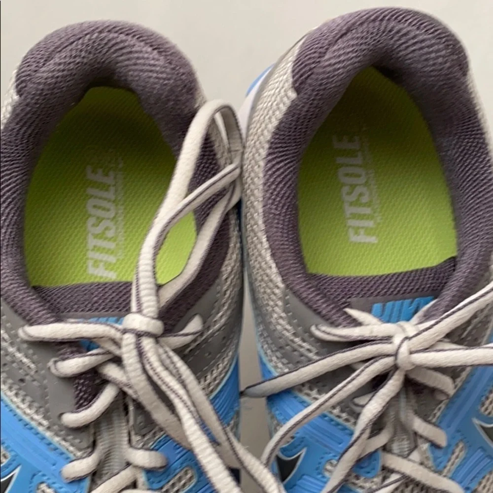Nike Air Pegasus light blue white gray sneakers 10